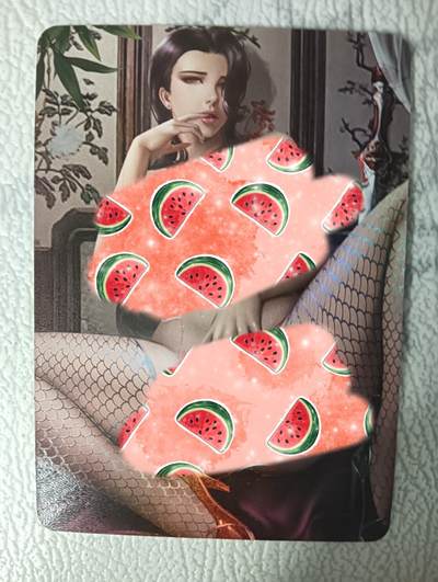 花开卡拍第31期（7月20号周日截拍，品控勿拍!!!拍品不寄存，运费5元，自制卡难免瑕疵，可能存在轻微撞角爆边等出厂瑕疵，品控介意勿拍！） - 墨卡艺术卡 柳钢蛋作品5 彩闪