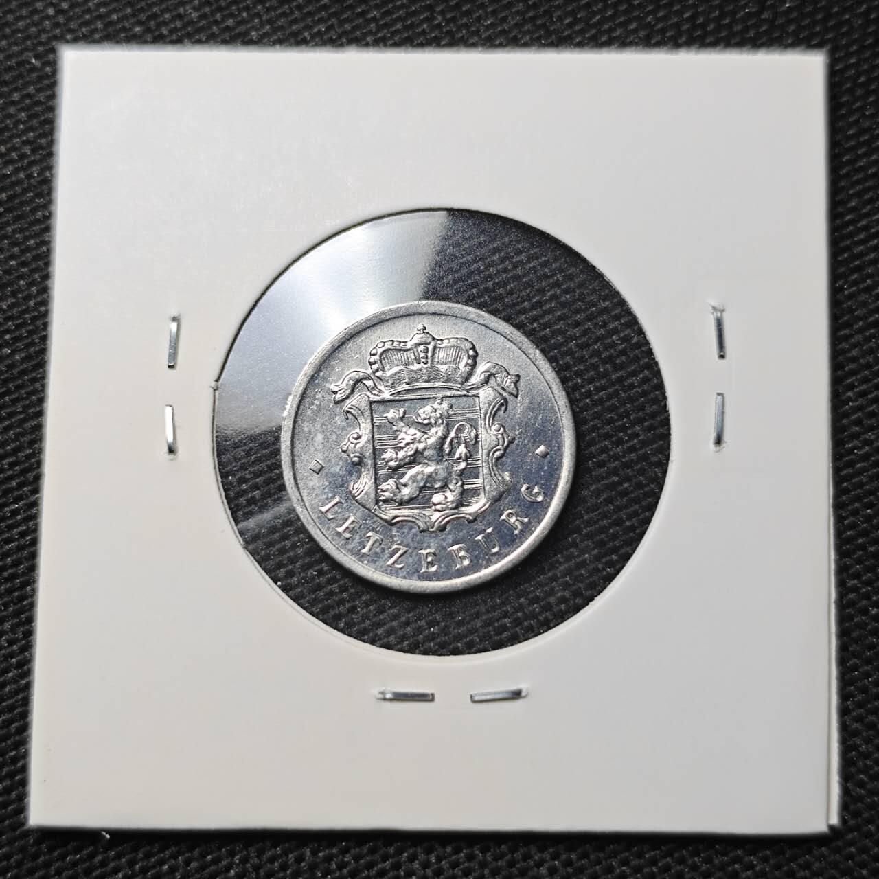 KK钱币收藏小铺 第309期 2月预留时间 周末发货 1972卢森堡25分 好品