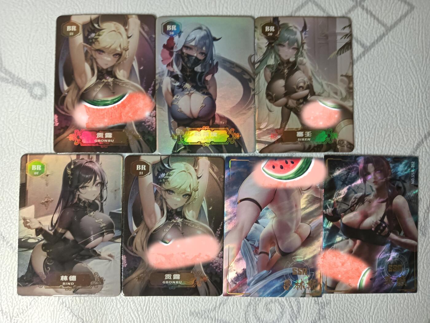 花开卡拍第31期（7月20号周日截拍，品控勿拍!!!拍品不寄存，运费5元，自制卡难免瑕疵，可能存在轻微撞角爆边等出厂瑕疵，品控介意勿拍！）