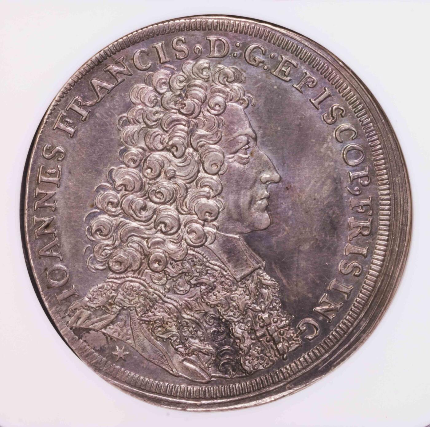 NGC-MS63 1709福莱辛堡大波浪公爵纹章泰勒 冠军分