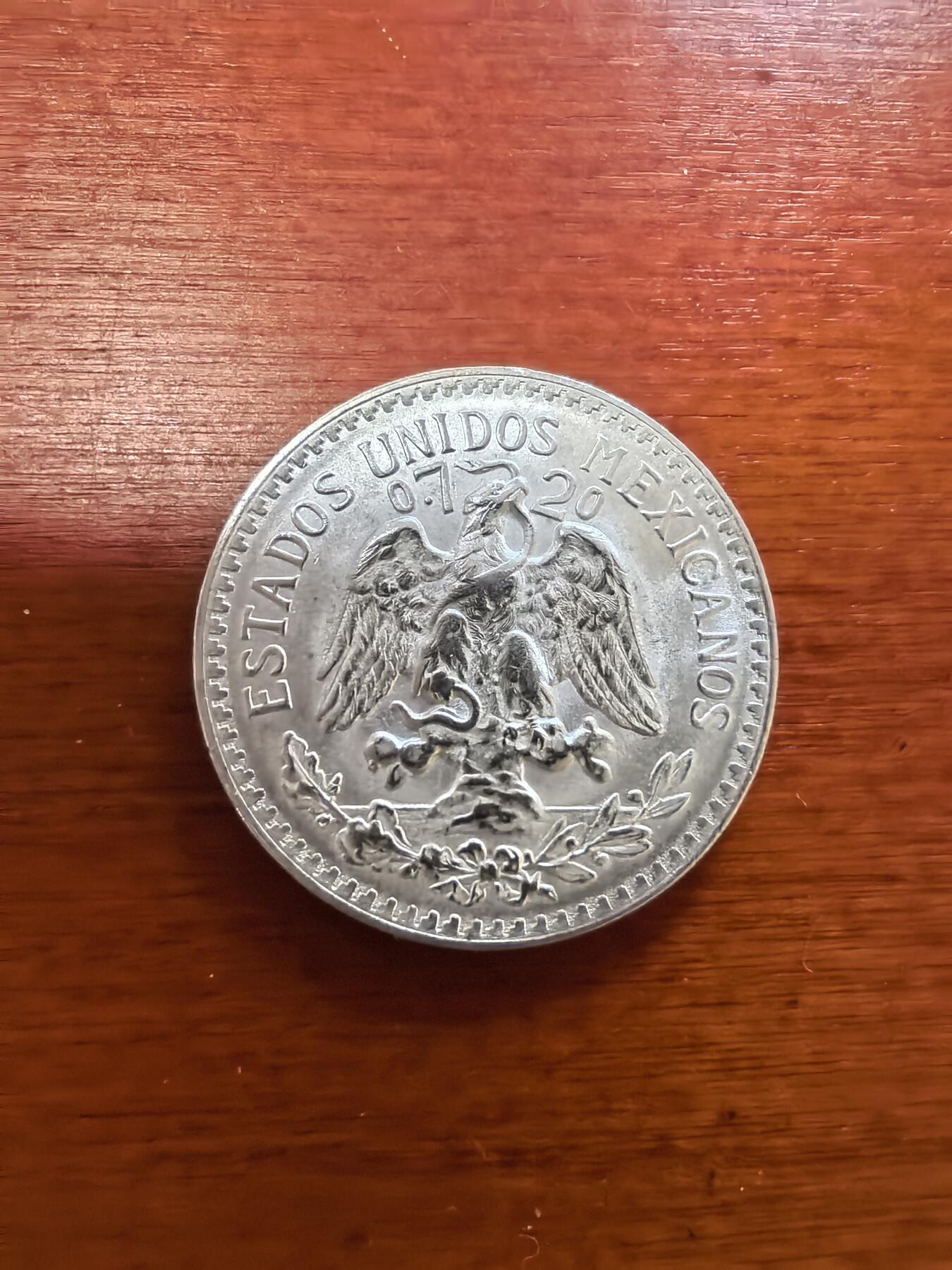 长老汇蛇年精选第二十五场拍卖 1945墨西哥50分鹰洋，好品