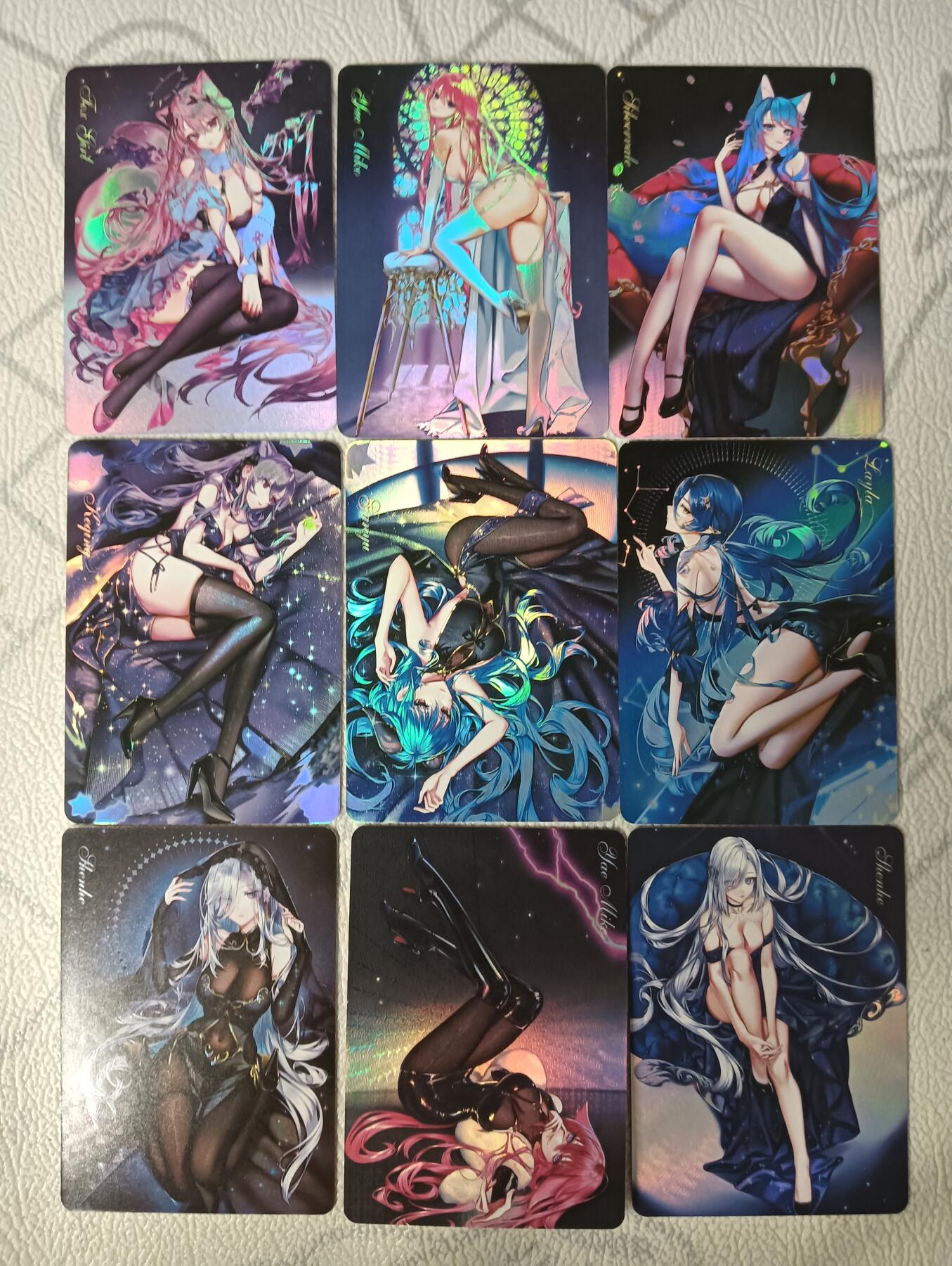 花开卡拍第31期（7月20号周日截拍，品控勿拍!!!拍品不寄存，运费5元，自制卡难免瑕疵，可能存在轻微撞角爆边等出厂瑕疵，品控介意勿拍！）