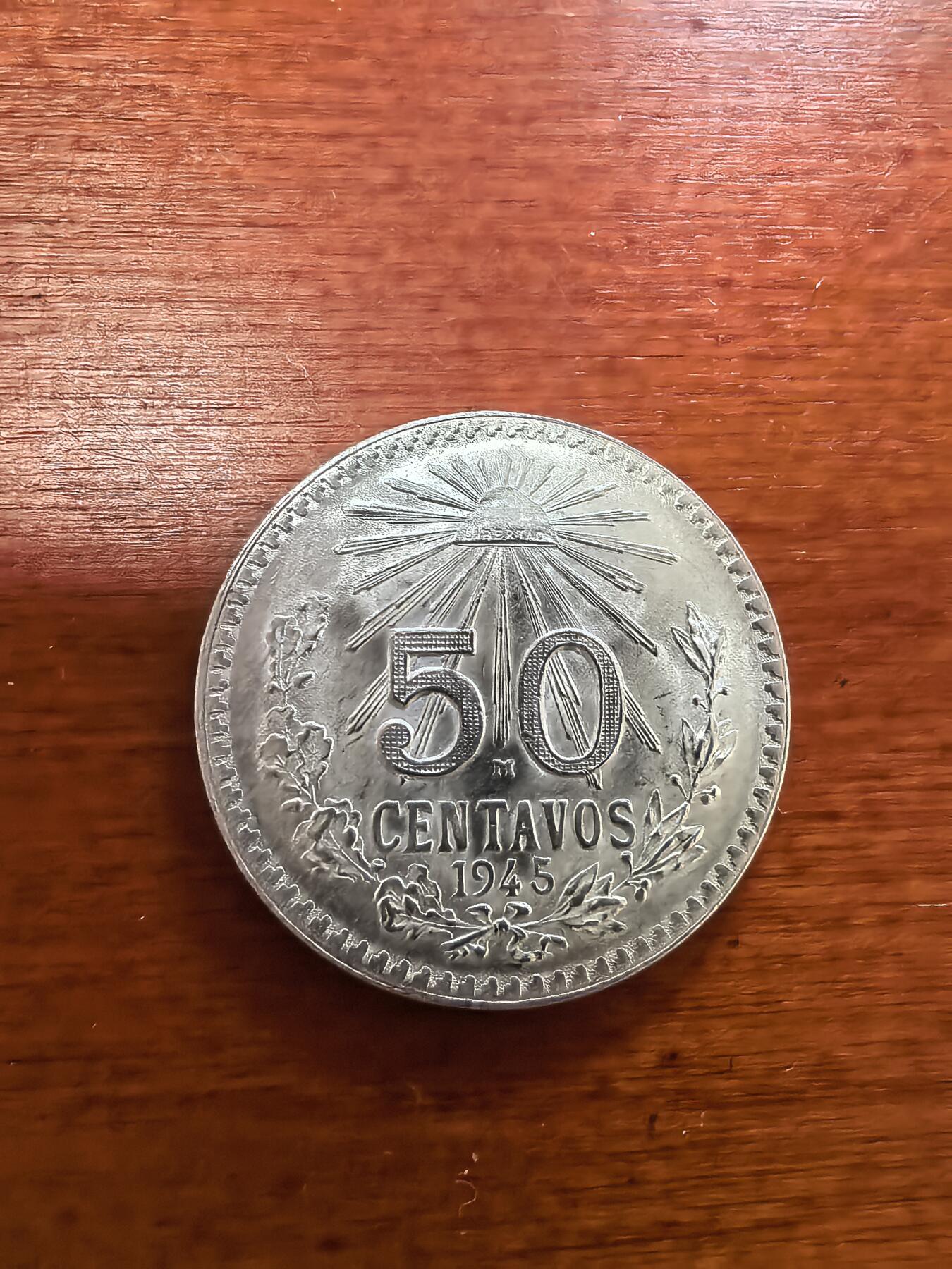 长老汇蛇年精选第二十五场拍卖 1945墨西哥50分鹰洋，好品