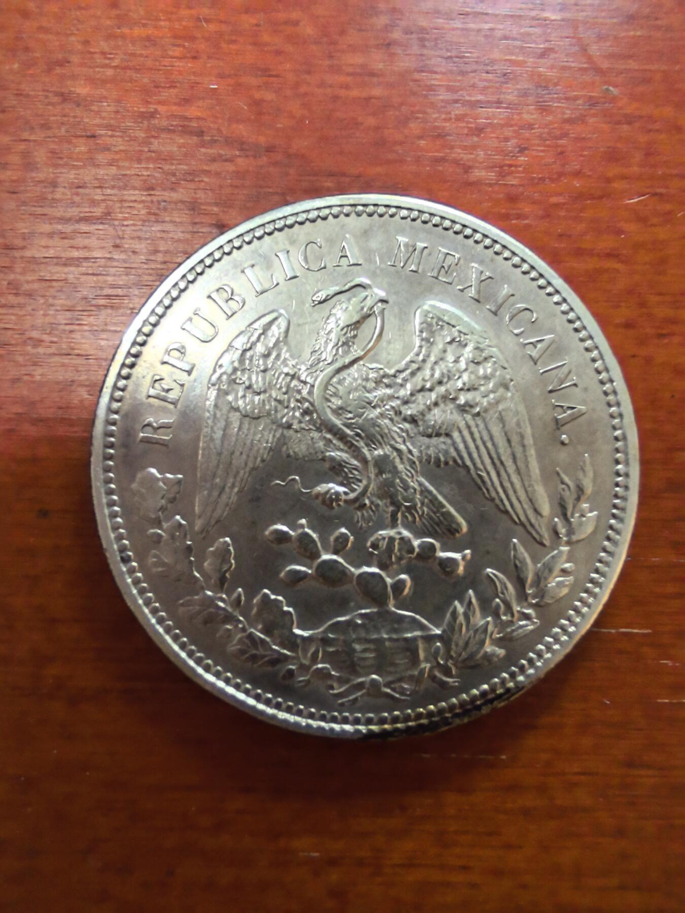 长老汇蛇年精选第二十五场拍卖 1909墨西哥1比索直齿鹰洋，好品