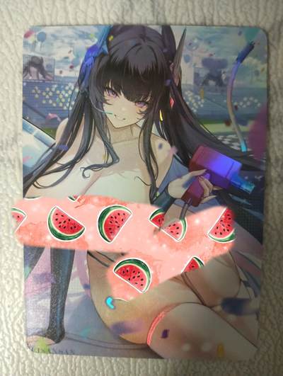 花开卡拍第31期（7月20号周日截拍，品控勿拍!!!拍品不寄存，运费5元，自制卡难免瑕疵，可能存在轻微撞角爆边等出厂瑕疵，品控介意勿拍！） - 碧蓝航线 斯特拉斯堡 彩闪单卡