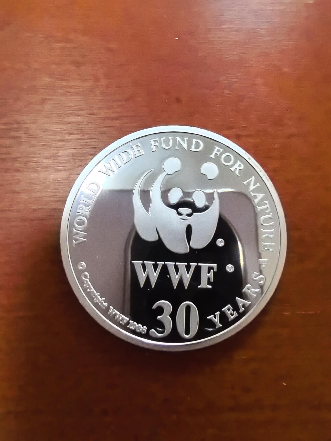 长老汇蛇年精选第二十五场拍卖 1986联合国WWF30周年猞猁银章，20克999银