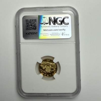 【金钰满堂钱币第四十三期】中国金银币/NGC评级币/金总封装币/国外金币 1998年虎年生肖1/10盎司金币评级NGC68分 带证书 纯金3.11克