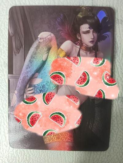花开卡拍第31期（7月20号周日截拍，品控勿拍!!!拍品不寄存，运费5元，自制卡难免瑕疵，可能存在轻微撞角爆边等出厂瑕疵，品控介意勿拍！） - 墨卡艺术卡 柳钢蛋作品4 彩闪