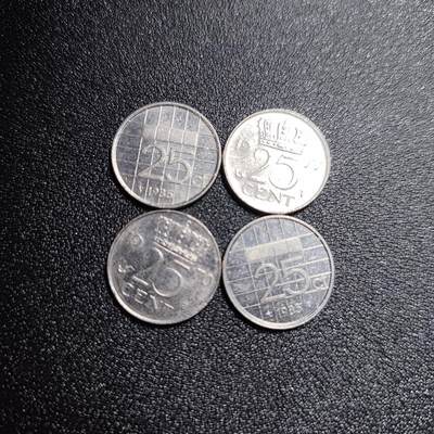 泉币菌-第55场-各国散币场 - 荷兰散币 4枚