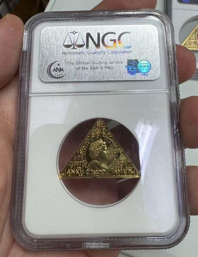 【金钰满堂钱币第四十三期】中国金银币/NGC评级币/金总封装币/国外金币 马恩岛2008年纪念埃及图坦卡蒙金币3枚/套 NGC PF69分 老标 1/5，1/2，1oz纯金