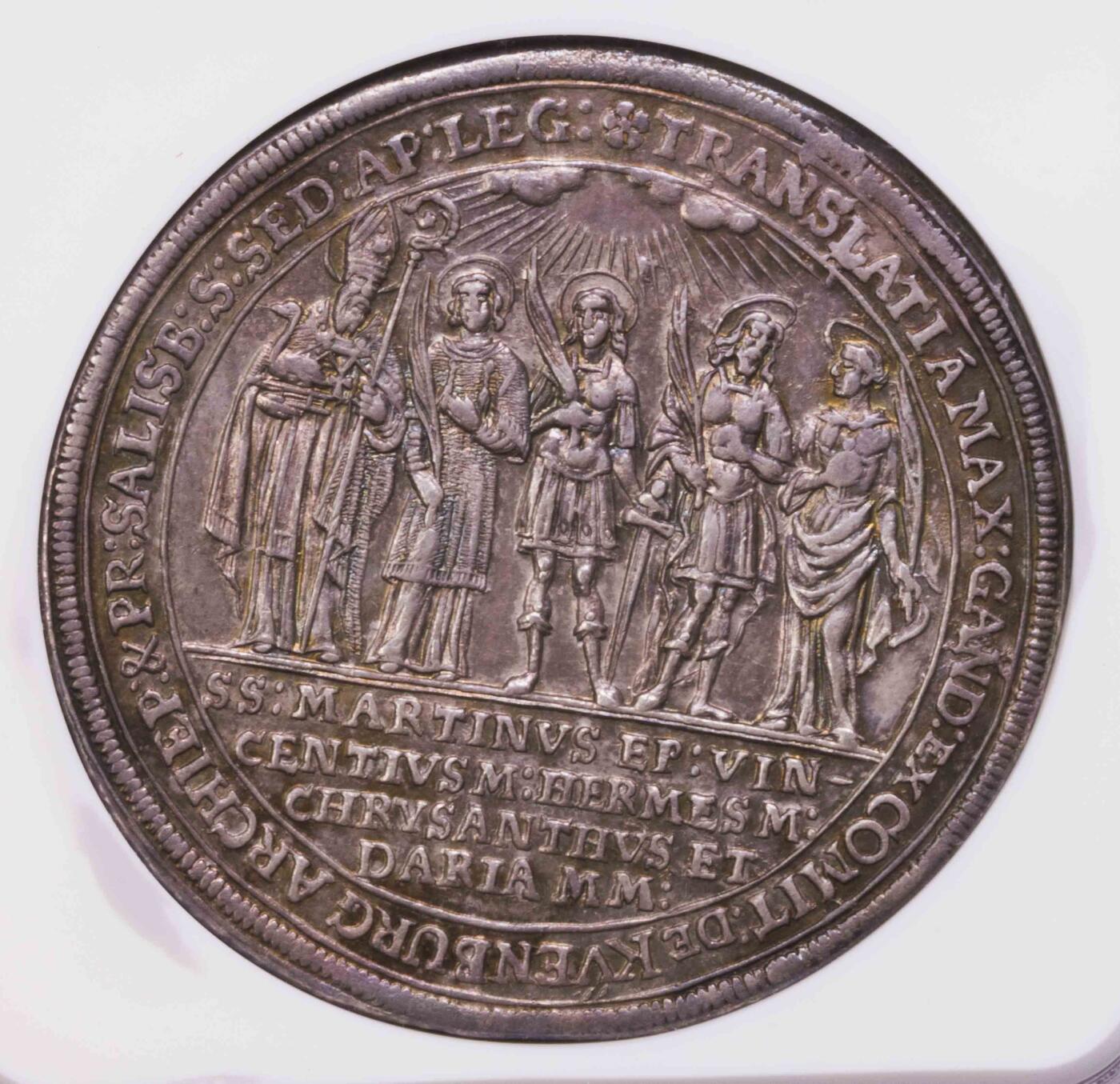 NGC-MS61 1682萨尔茨堡主教区建立泰勒大银币