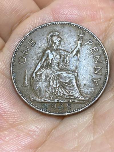 2025年第六十八场(总第九十四场）外国好品散币(免佣金) - 英国🇬🇧1938年1便士(乔治六世第一版，印度皇帝加字版)