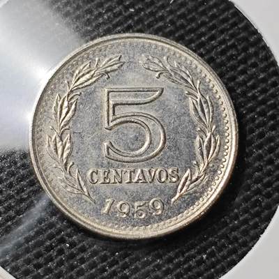 KK钱币收藏小铺 第310期 2月预留时间 周末发货 - 1959阿根廷5分 少见面值