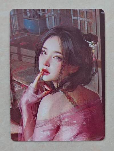 花开卡拍第31期（7月20号周日截拍，品控勿拍!!!拍品不寄存，运费5元，自制卡难免瑕疵，可能存在轻微撞角爆边等出厂瑕疵，品控介意勿拍！） - 燎原 特卡潘巧云 大头卡