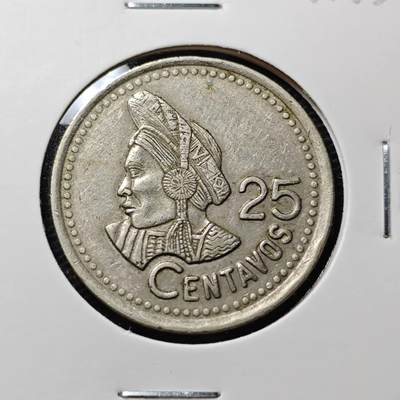 KK钱币收藏小铺 第311期 2月预留时间 周末发货 - 1996危地马拉25分