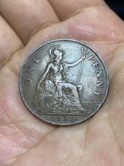2025年第六十八场(总第九十四场）外国好品散币(免佣金) - 英国🇬🇧1936年1便士(乔治五世逝世年，第三版关门年)