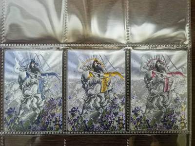 天玑星卡拍第一百零六期《7.21周一截拍》持续收拍收评中 满赠卡需备注 - 卡德曼 谷粒 忠义水浒 三色扈三娘 排位编号065 粗闪限编300编