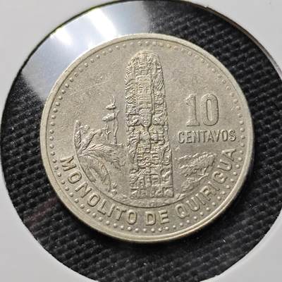 KK钱币收藏小铺 第311期 2月预留时间 周末发货 - 2000危地马拉10分 