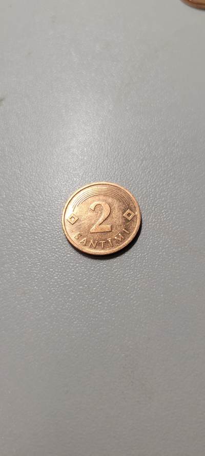 2025第二十期 拉脱维亚1992年2分硬币 