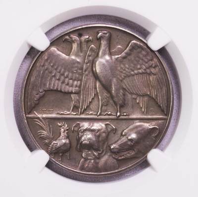 NGC-MS64 1914德国国会开战决议纪念银章 冠军 - NGC-MS64 1914德国国会开战决议纪念银章 冠军