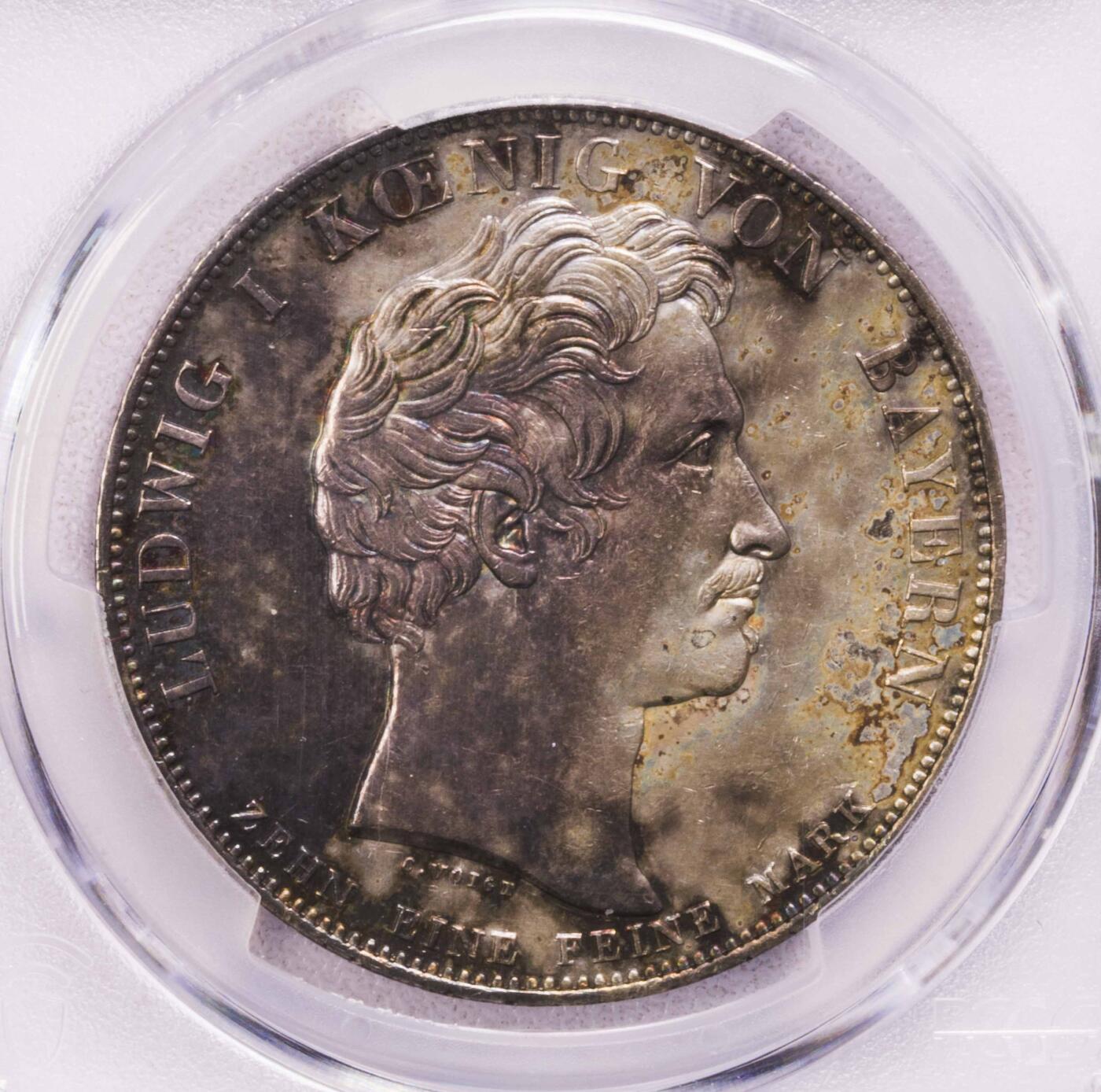 PCGS-AU55 1835巴伐利亚关税同盟泰勒大银币
