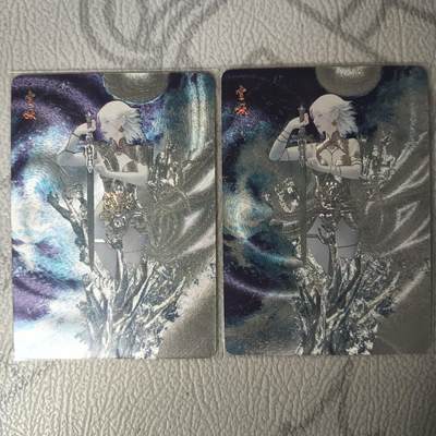 花开卡拍第31期（7月20号周日截拍，品控勿拍!!!拍品不寄存，运费5元，自制卡难免瑕疵，可能存在轻微撞角爆边等出厂瑕疵，品控介意勿拍！） - 燎原刷子 雪妖双服饰 幻彩粗闪