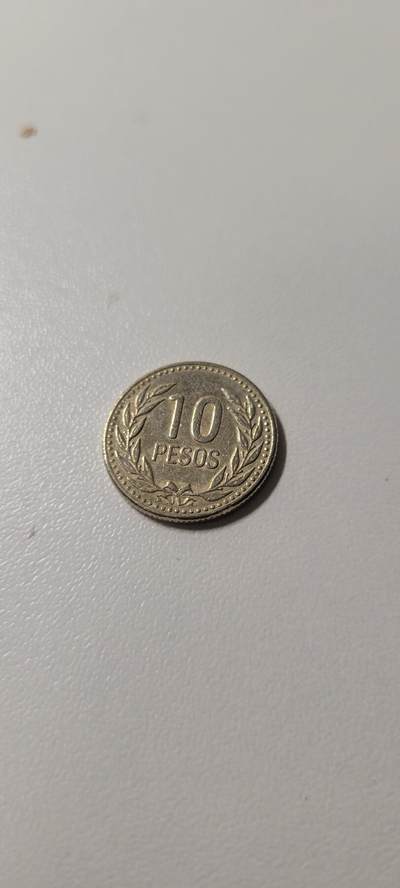 2025第二十期 哥伦比亚10比索硬币 1989年