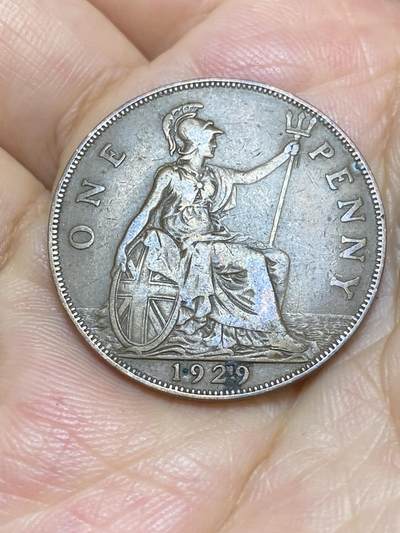 2025年第六十八场(总第九十四场）外国好品散币(免佣金) - 英国🇬🇧1929年1便士(乔治五世第三版)
