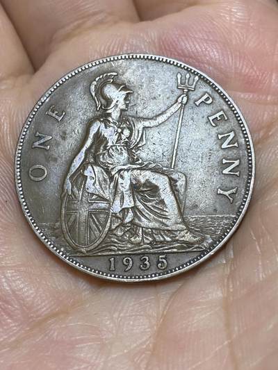 2025年第六十八场(总第九十四场）外国好品散币(免佣金) - 英国🇬🇧1935年1便士(乔治五世第三版)