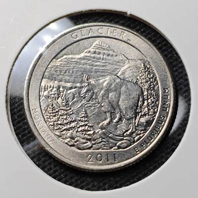 KK钱币收藏小铺 第310期 2月预留时间 周末发货 - 2011 美国25分纪念币 好品