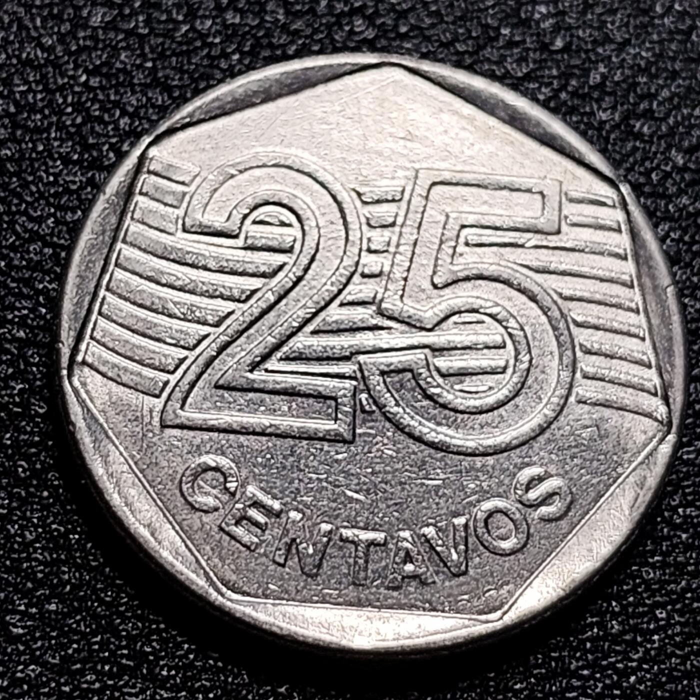 泉币菌-第57场-各国散币场 巴西1995年 25分 巴西女神 23.5mm 