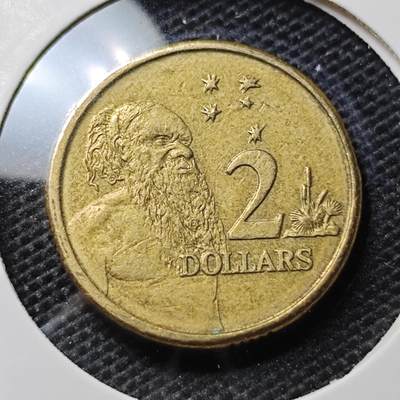 KK钱币收藏小铺 第310期 2月预留时间 周末发货 - 1994澳大利亚土著人2元