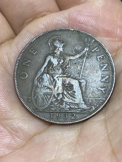 2025年第六十八场(总第九十四场）外国好品散币(免佣金) - 稀少特年–英国🇬🇧1932年1便士(乔治五世第三版)