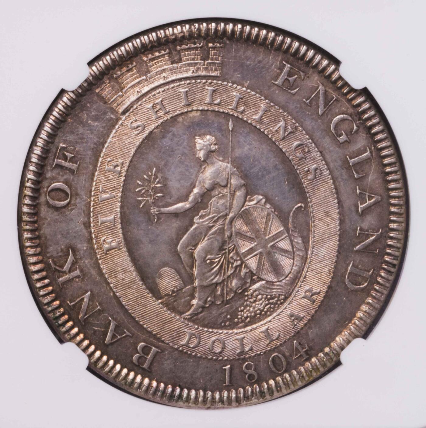 NGC-MS62+ 1804英国英格兰银行1元大银币