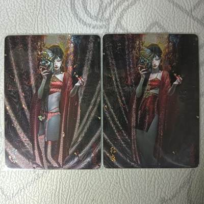 花开卡拍第31期（7月20号周日截拍，品控勿拍!!!拍品不寄存，运费5元，自制卡难免瑕疵，可能存在轻微撞角爆边等出厂瑕疵，品控介意勿拍！） - 燎原刷子 红衣双服饰 幻彩粗闪