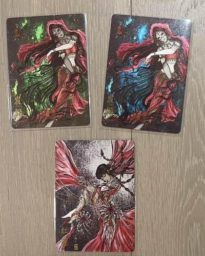 天玑星卡拍第一百零六期《7.21周一截拍》持续收拍收评中 满赠卡需备注 - 卡萃文创 群卡折光粗闪一套3张（带异色版）