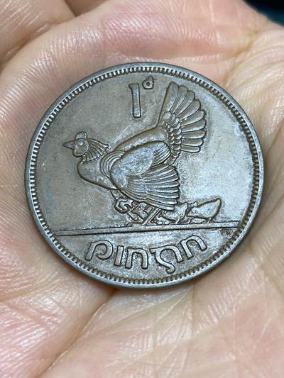 2025年第六十八场(总第九十四场）外国好品散币(免佣金) - 爱尔兰🇮🇪1948年1便士(共和国时期第一套)