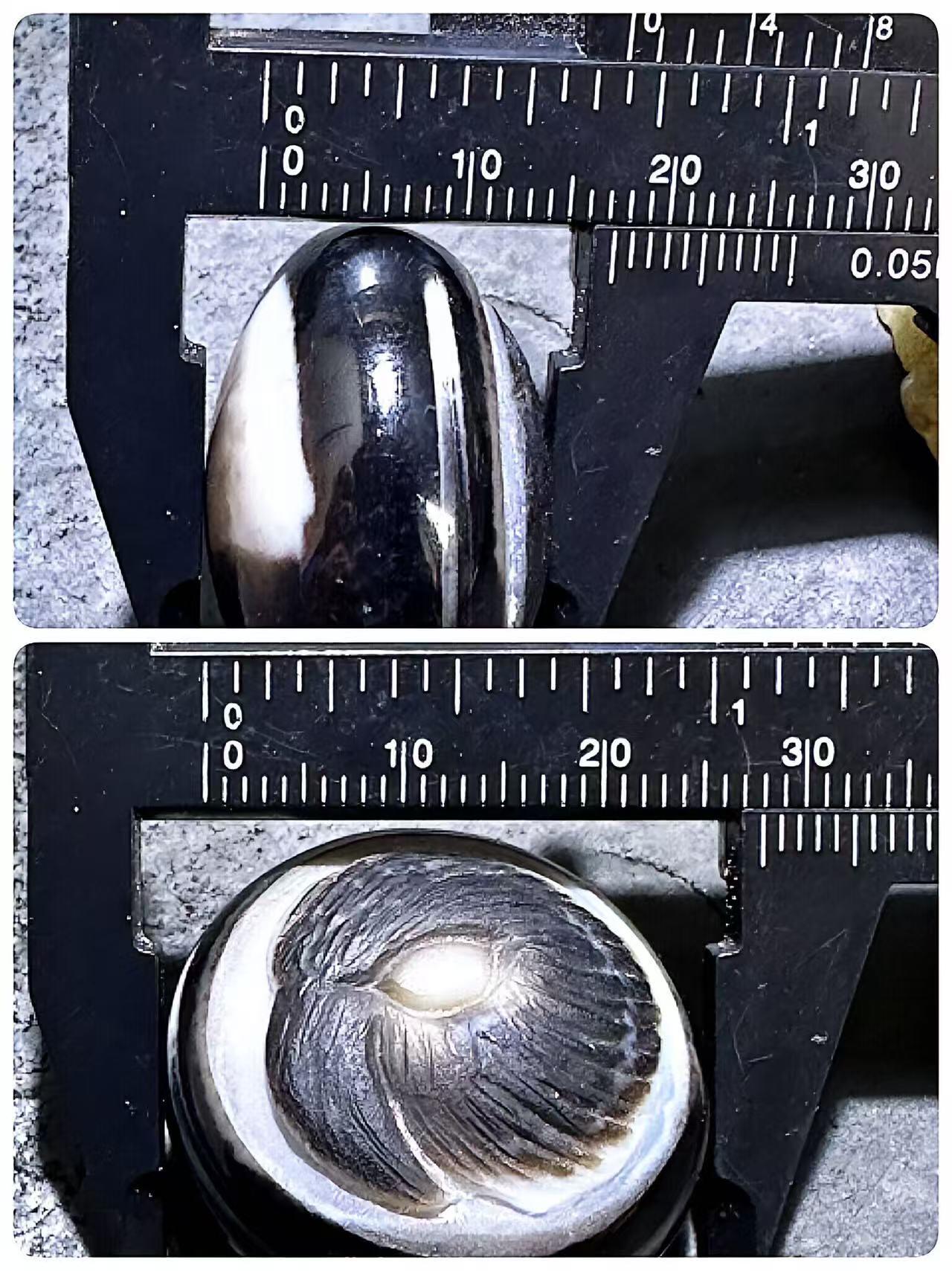 精品药师玛瑙手工雕刻雄鹰板珠（背云）一颗。