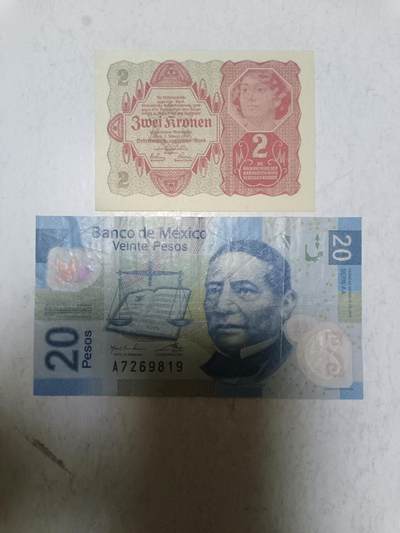 【20250722】非全新纸币第267场 - 外国2张纸币