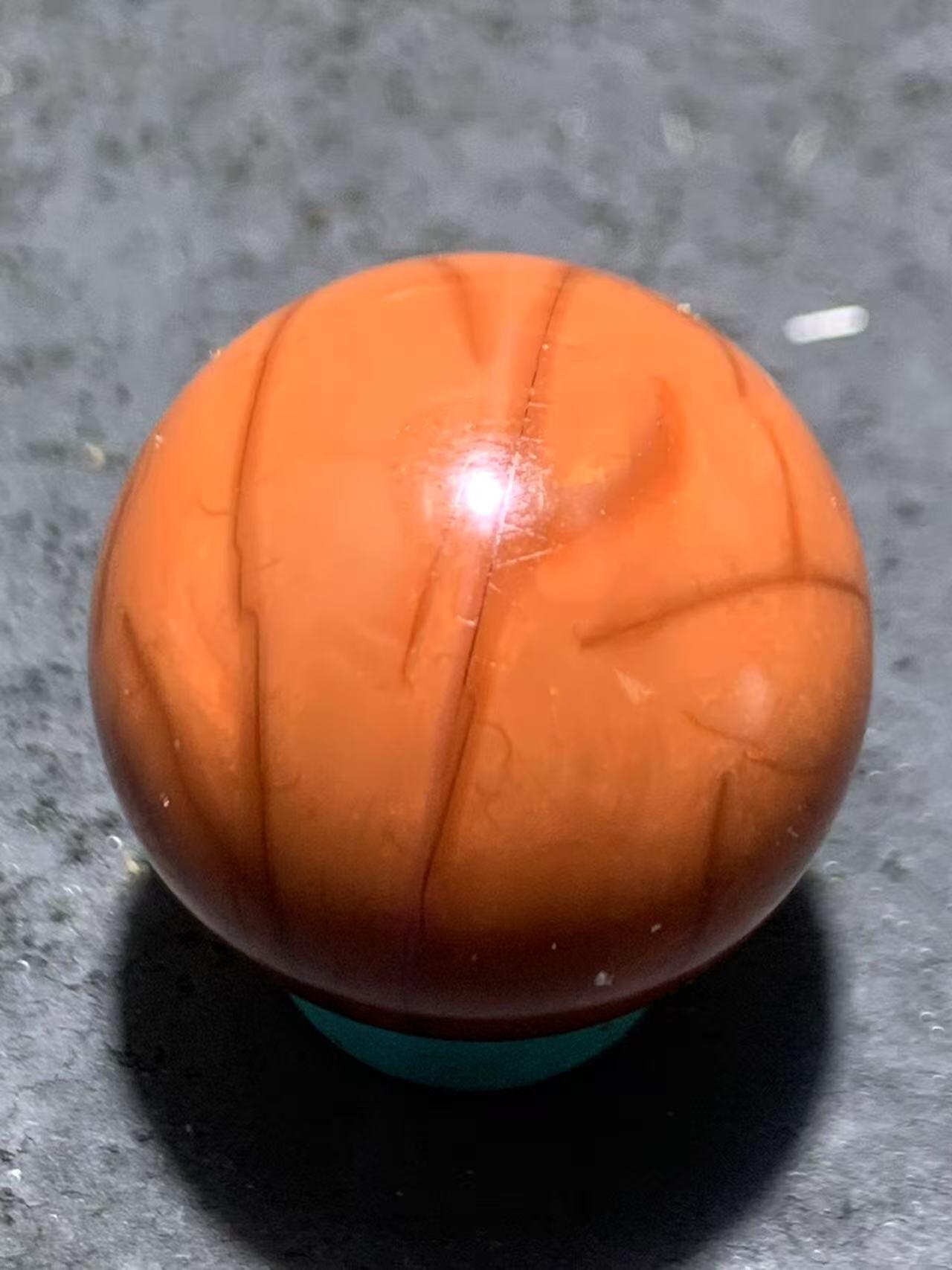南红玛瑙柿子红2.0通货圆珠一颗，