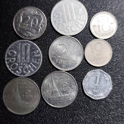 泉币菌-第56场-各国散币场 - 各国散币 9枚