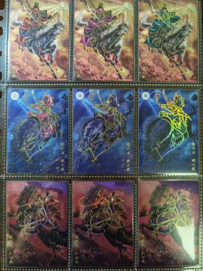 天玑星卡拍第一百零六期《7.21周一截拍》持续收拍收评中 满赠卡需备注 - 卡德曼&巾帼水浒（三色全套） 杆子 冷烫粗闪 3*14=42张