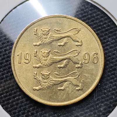 KK钱币收藏小铺 第311期 2月预留时间 周末发货 - 1996爰沙尼亚20分 