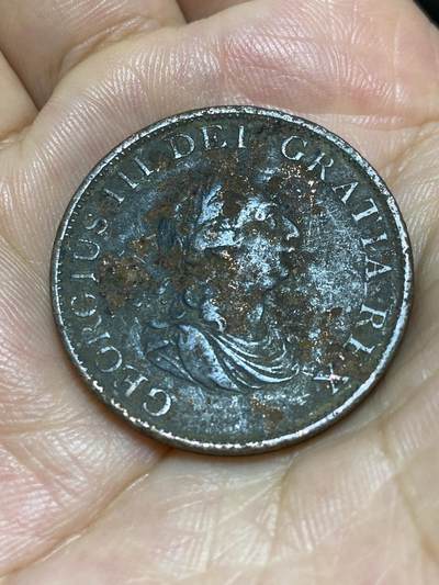 2025年第六十八场(总第九十四场）外国好品散币(免佣金) - 稀少–英国🇬🇧1799单年份半便士(乔治三世时期)
