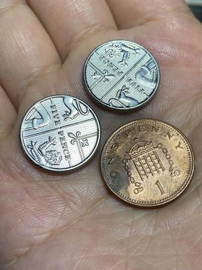 2025年第六十八场(总第九十四场）外国好品散币(免佣金) - 英国🇬🇧3枚#2017年2016年5便士，2003年1便士