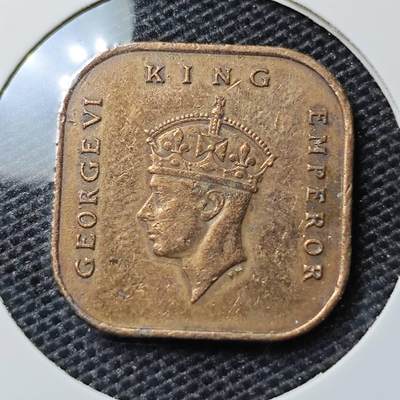 KK钱币收藏小铺 第310期 2月预留时间 周末发货 - 1943英属马来亚1分