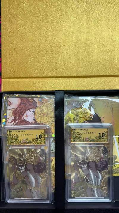 夜之极第二十五期 （7月19日周六晚10点截拍，欢迎竞拍） - 小花瓣艺术文创雅典娜A＋B套all（评级/大小色纸/亚克力/镭射票/浮雕卡/明信片/手绘复刻卡/棉卡 吧唧/冰箱贴）