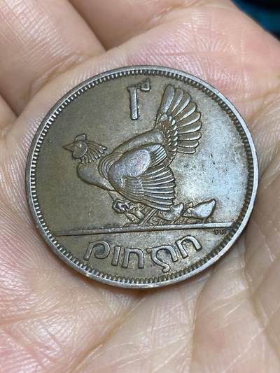 2025年第六十八场(总第九十四场）外国好品散币(免佣金) - 爱尔兰🇮🇪1949年1便士(共和国时期第一套)