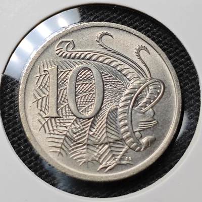 KK钱币收藏小铺 第310期 2月预留时间 周末发货 - 1975澳大利亚10分 好品