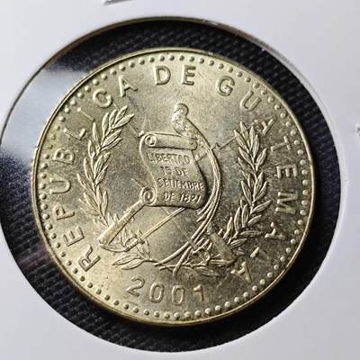KK钱币收藏小铺 第311期 2月预留时间 周末发货 - 1996危地马拉1格查尔